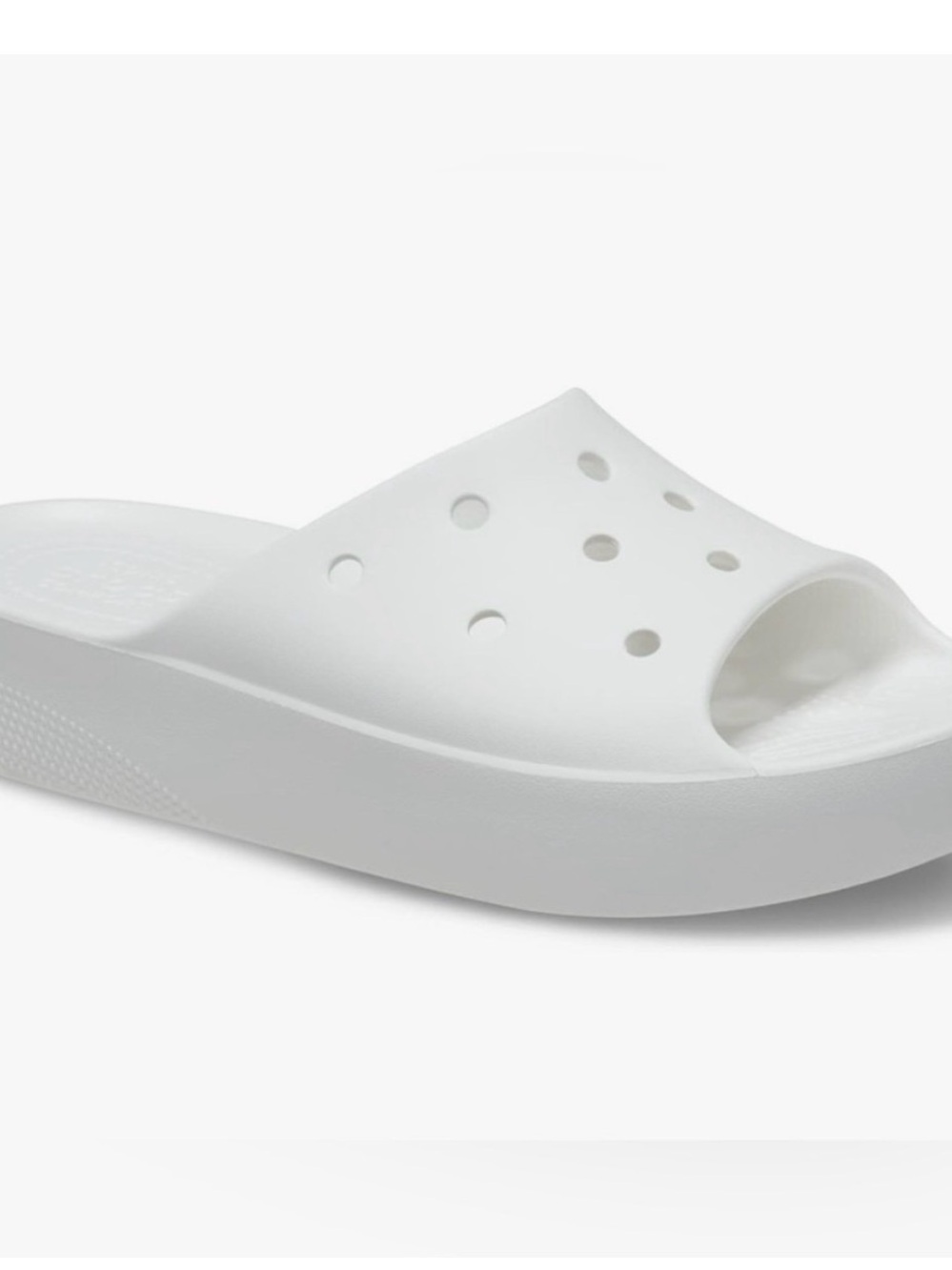 CROCS Women’s Classic White Slide - Size 7